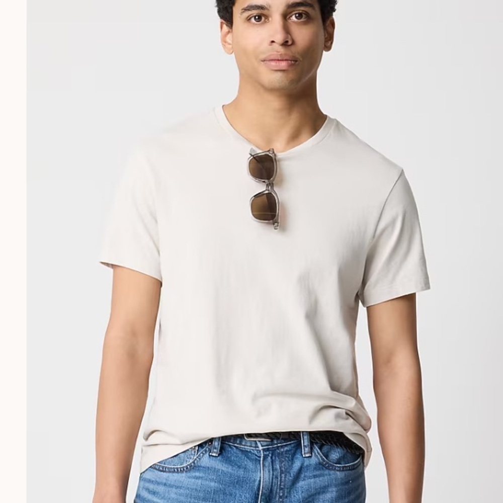 J crew stone Cotton washed jersey tee